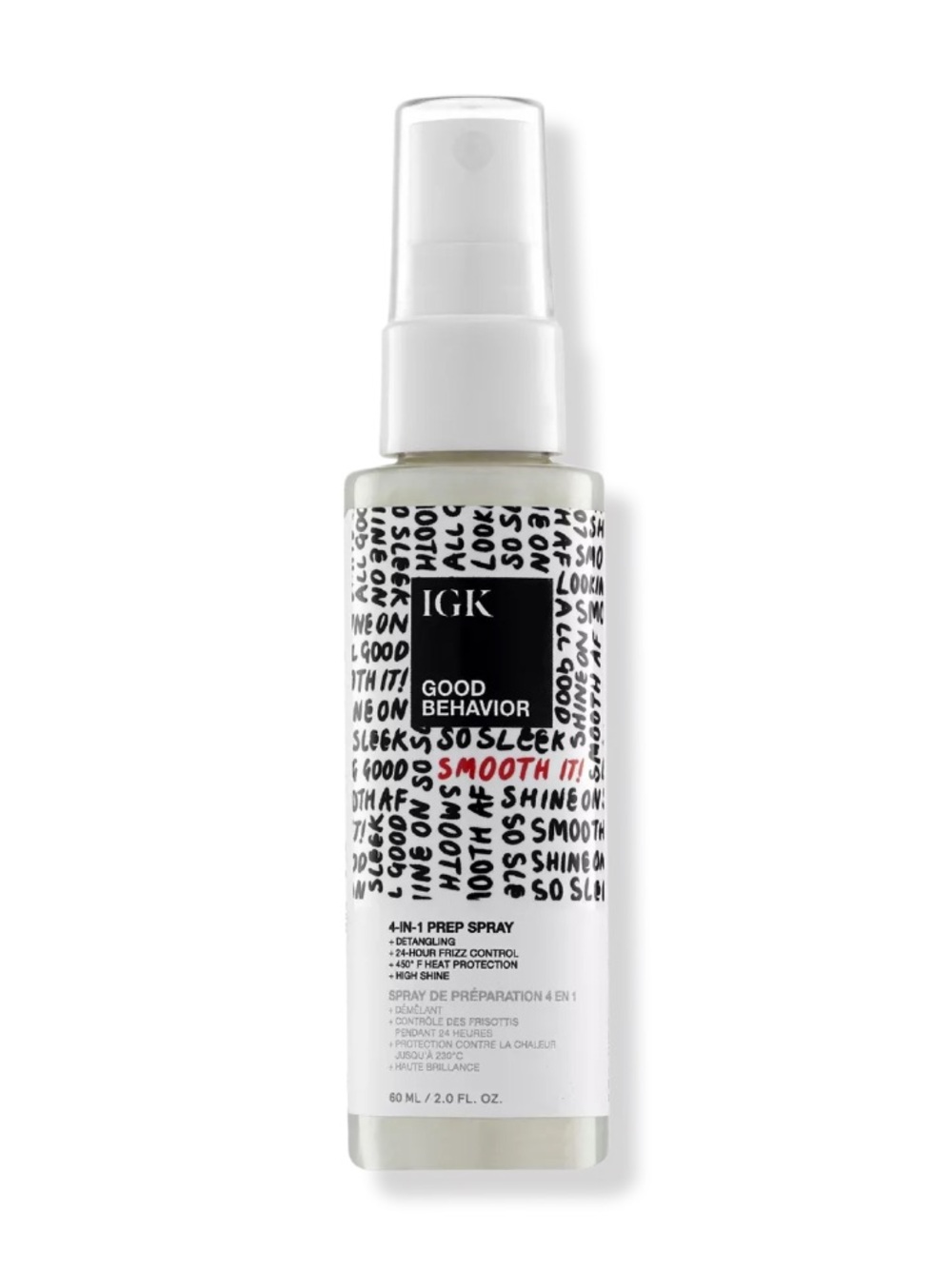 IGK GOOD BEHAVIOR 4-in-1 Prep Detangling Blow Dry Spray Mini 2oz BRAND NEW